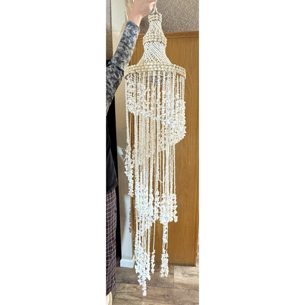 Hanging 6 Ft Conchas Shells Natural Decor Beach Coastal Beautiful